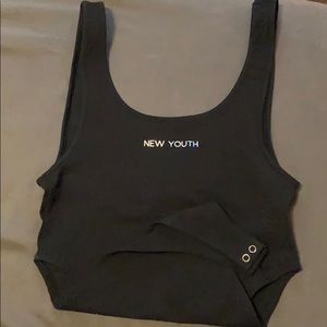 Forever 21 Black Bodysuit
